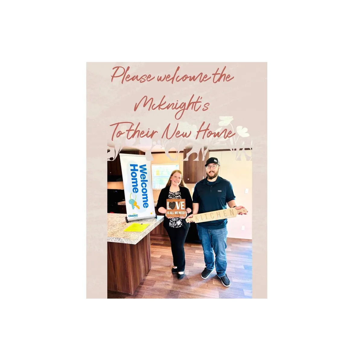 KYLE M. welcome home image