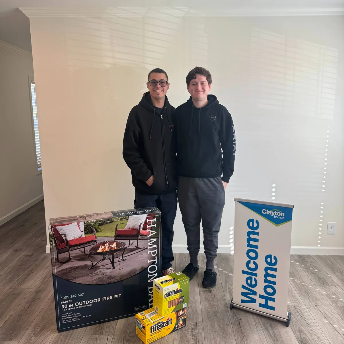 CALEB M. welcome home image