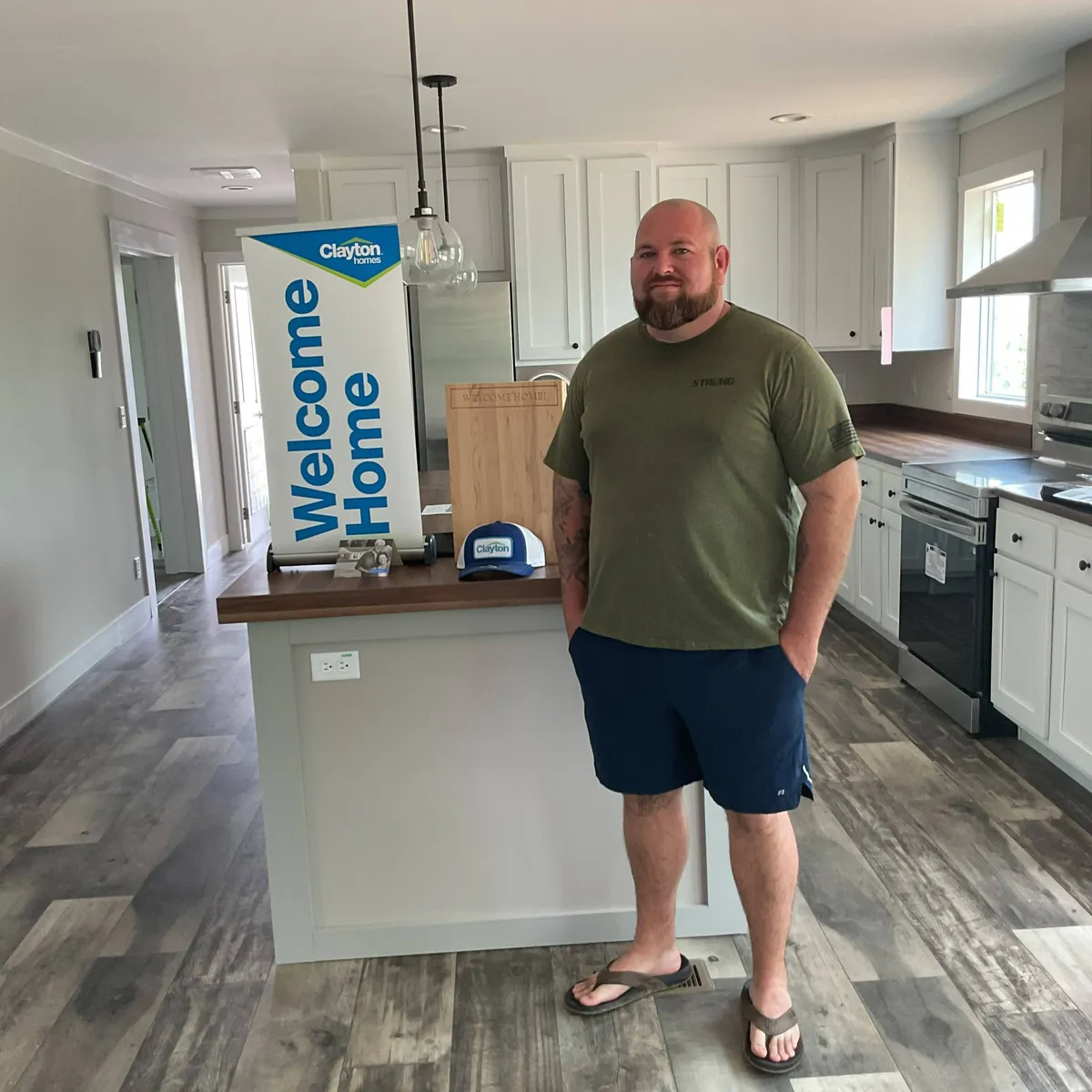 Brian K. welcome home image