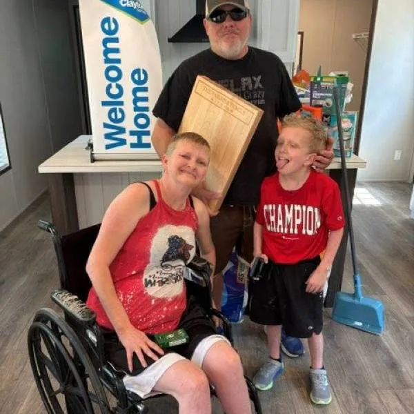 WAYNE F. welcome home image