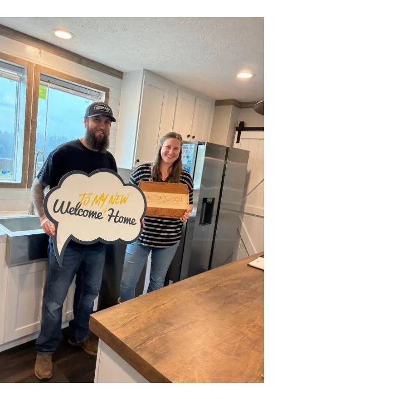 CHRISTOPHER P. welcome home image