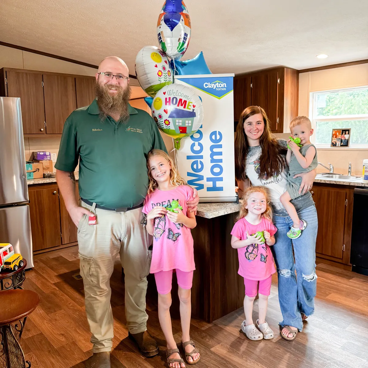 Nikolas A. welcome home image