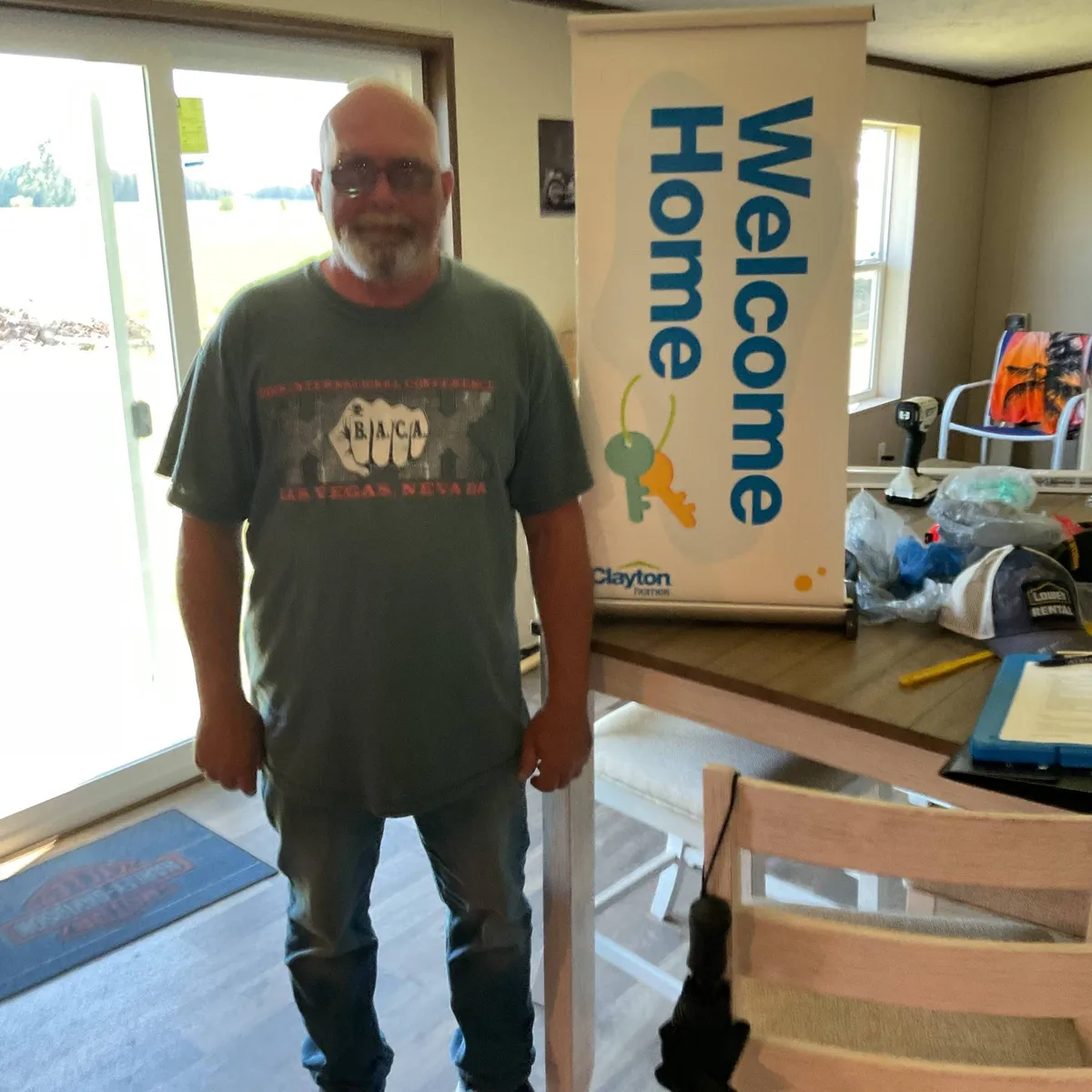 CHARLES D. welcome home image
