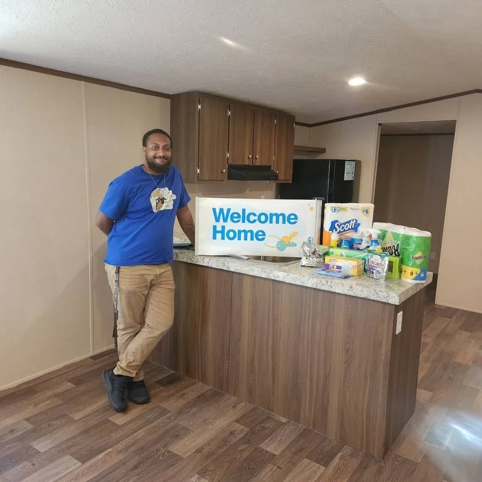 Maekayla C. welcome home image