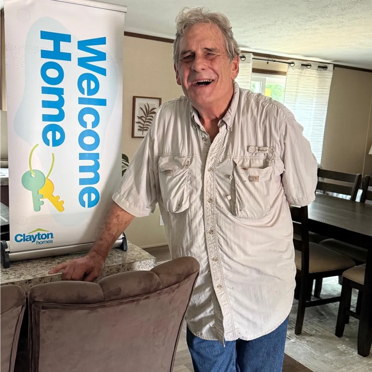 RICHARD H. welcome home image
