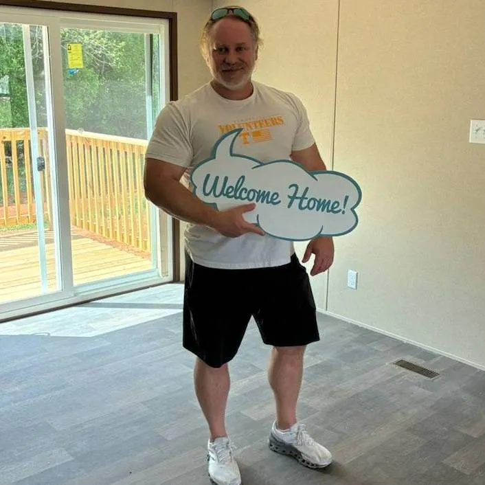 CHRISTOPHER H. welcome home image