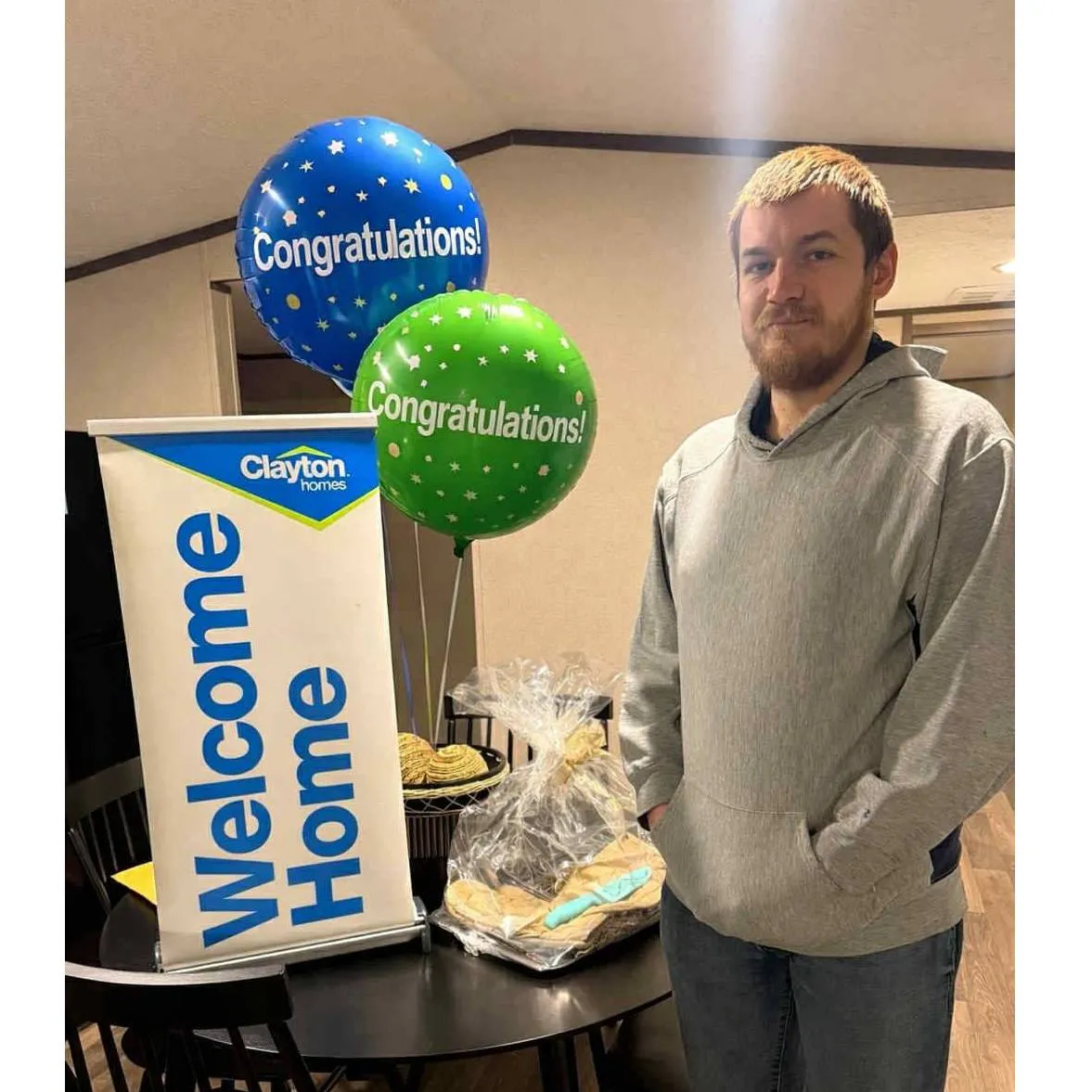 CHRISTOPHER B. welcome home image