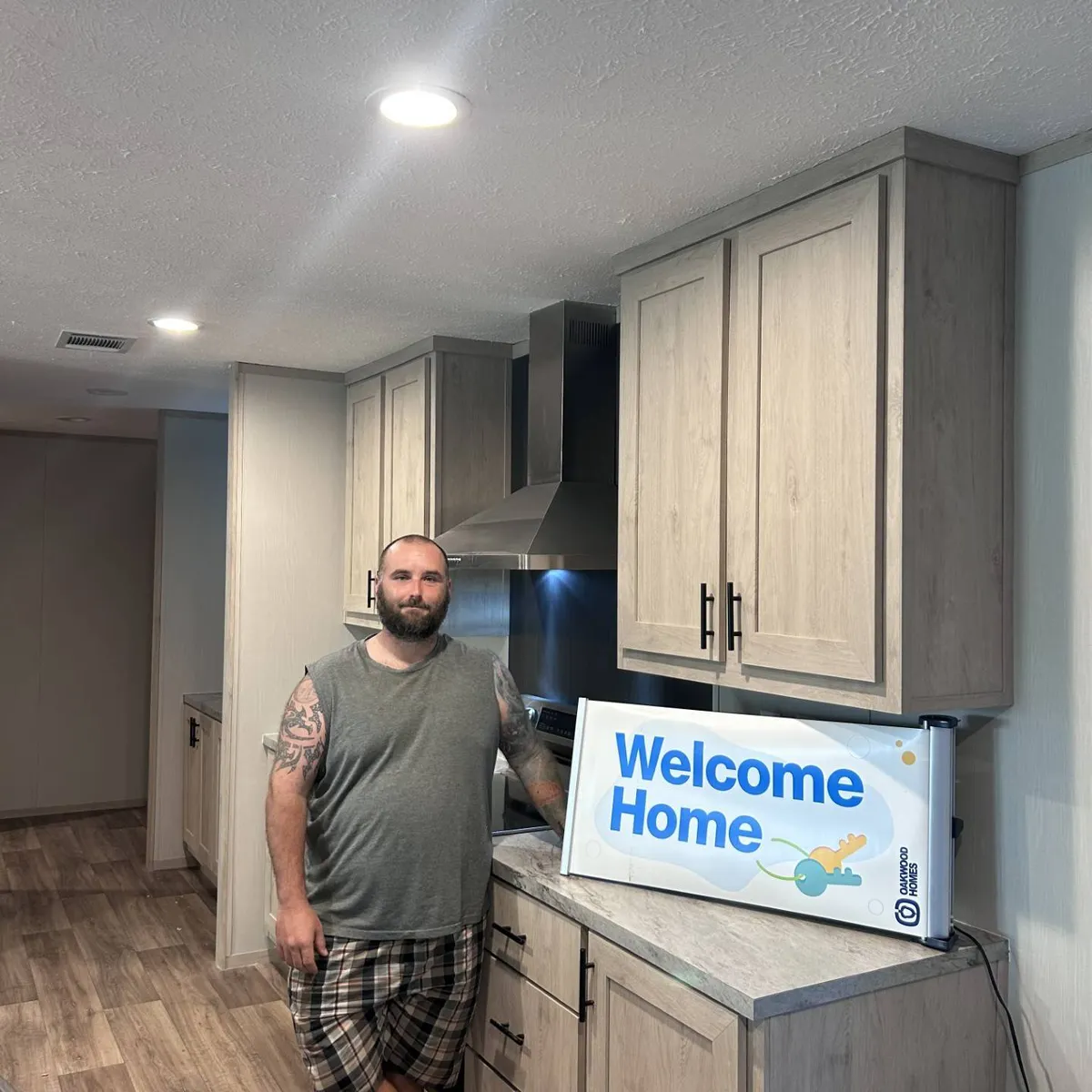 Zachary H. welcome home image