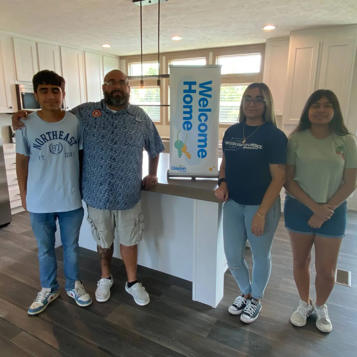 PEDRO C. welcome home image