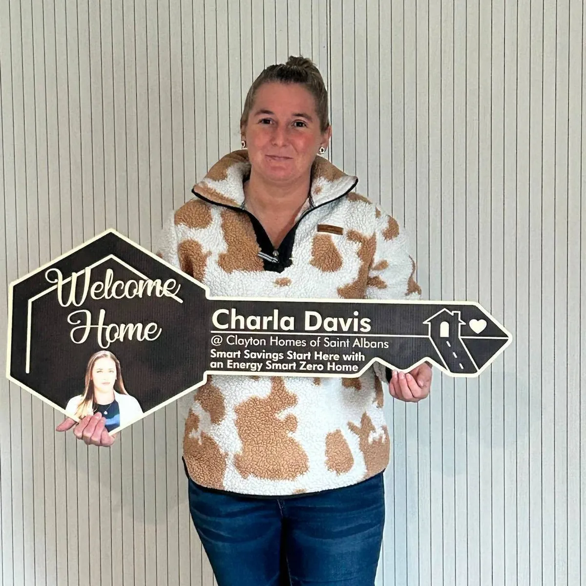 Kayla A. welcome home image