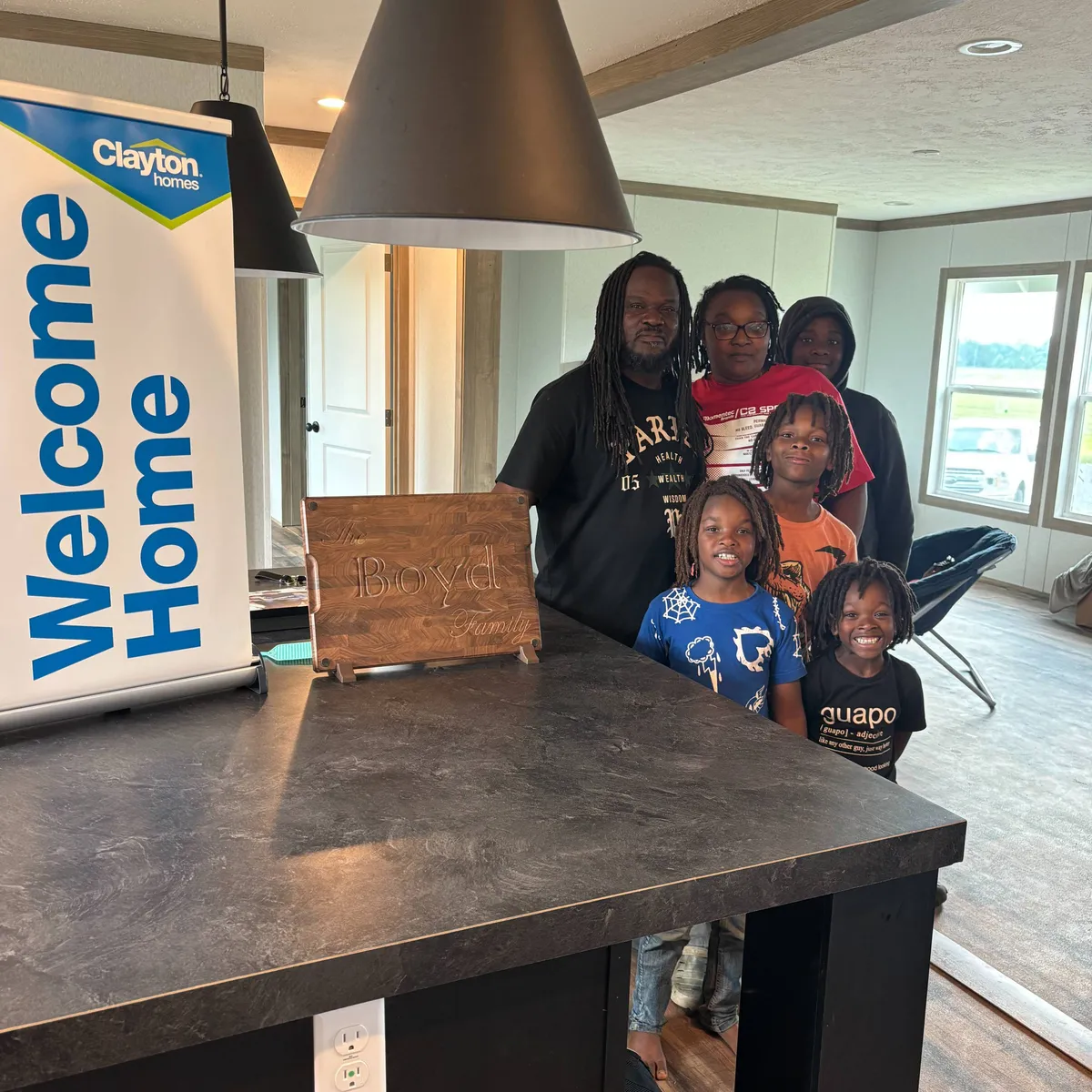 DERRICK B. welcome home image