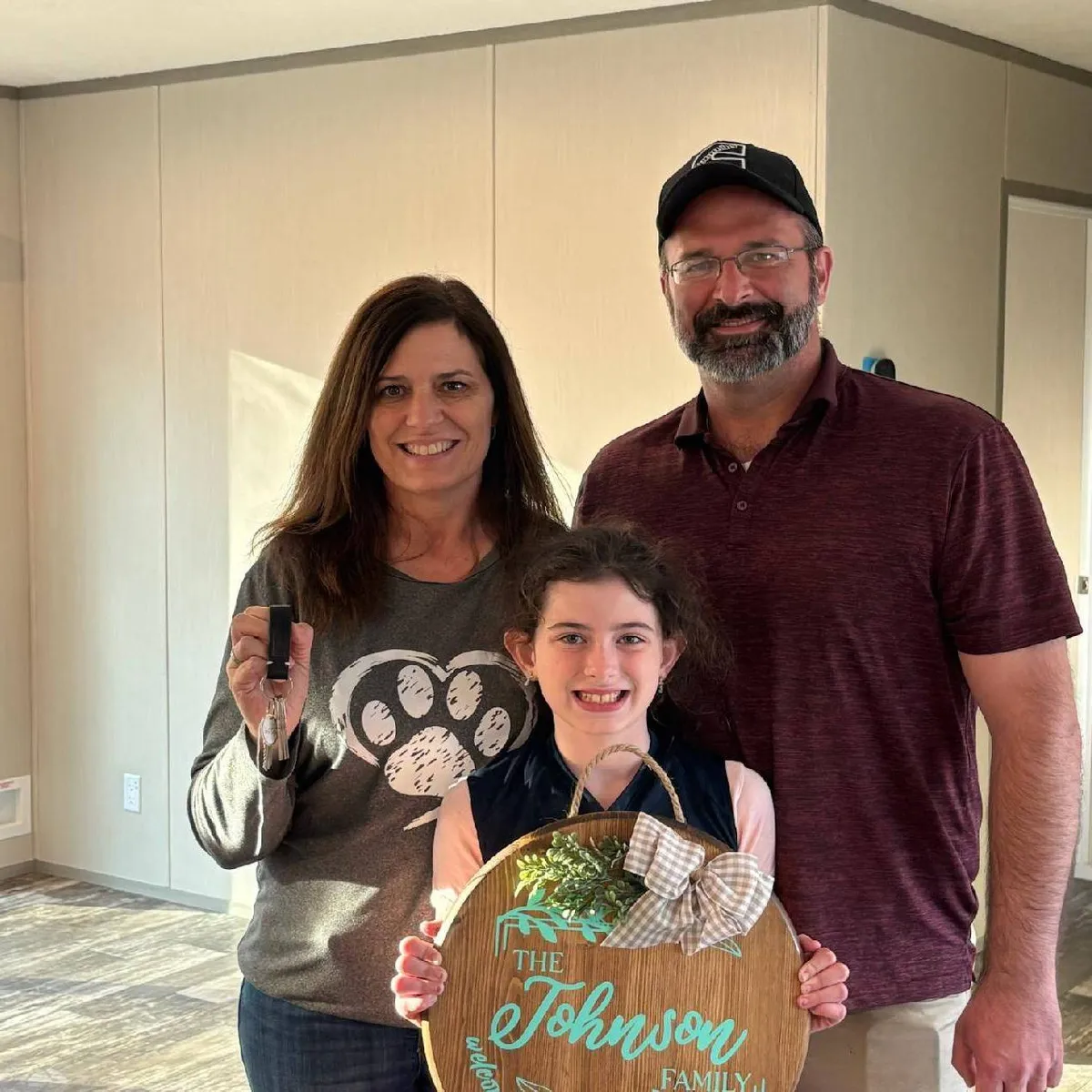 TIMOTHY J. welcome home image