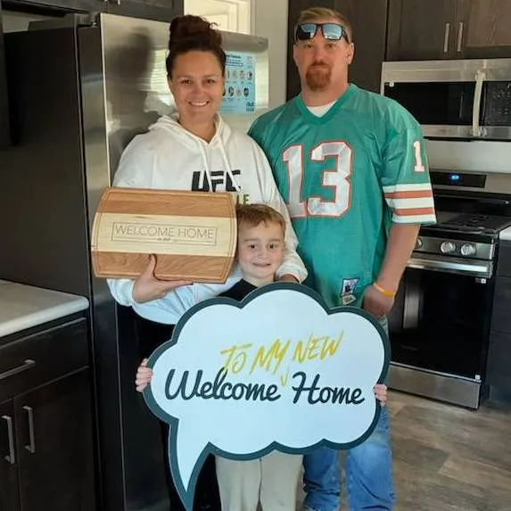 CHARLES G. welcome home image