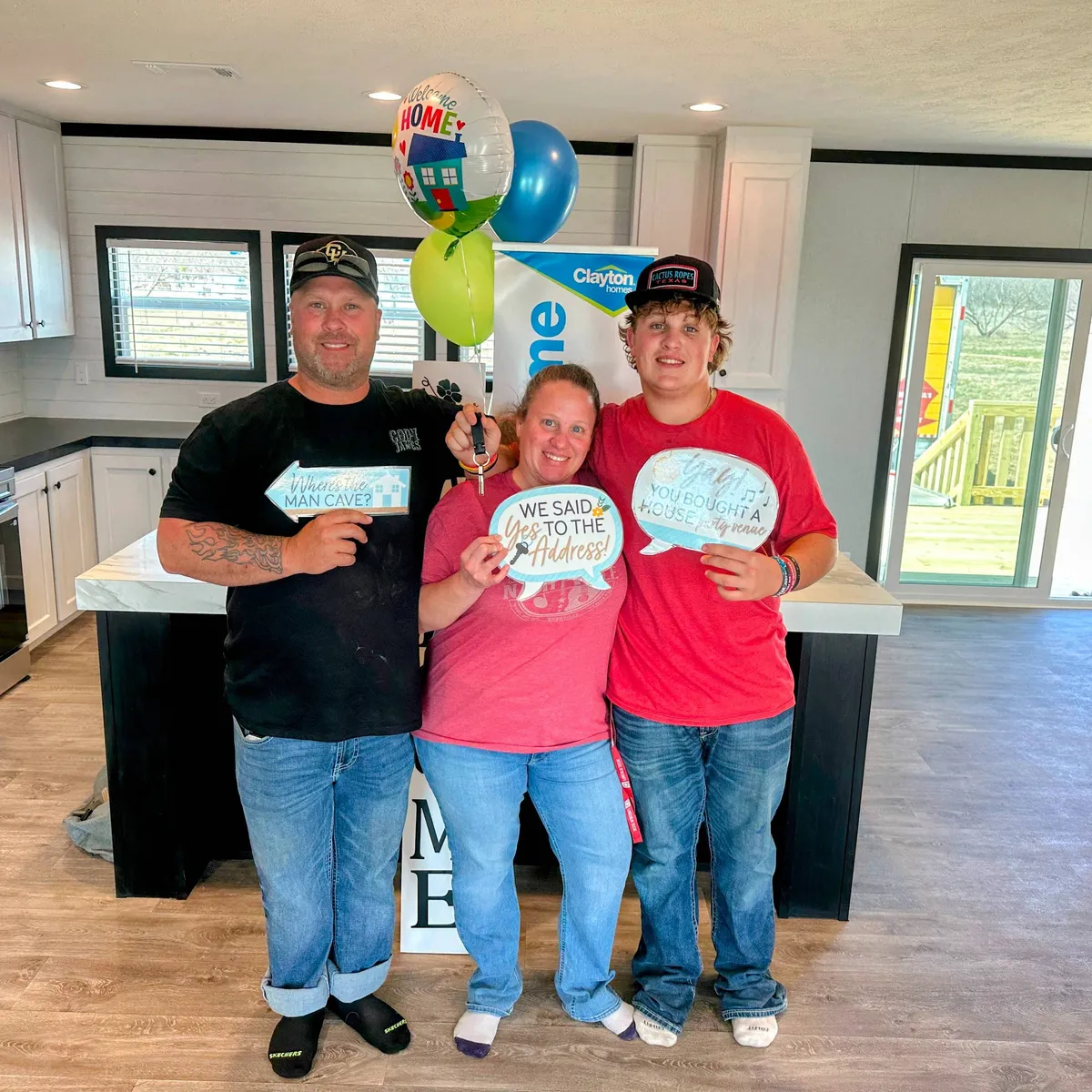 MICHAEL F. welcome home image