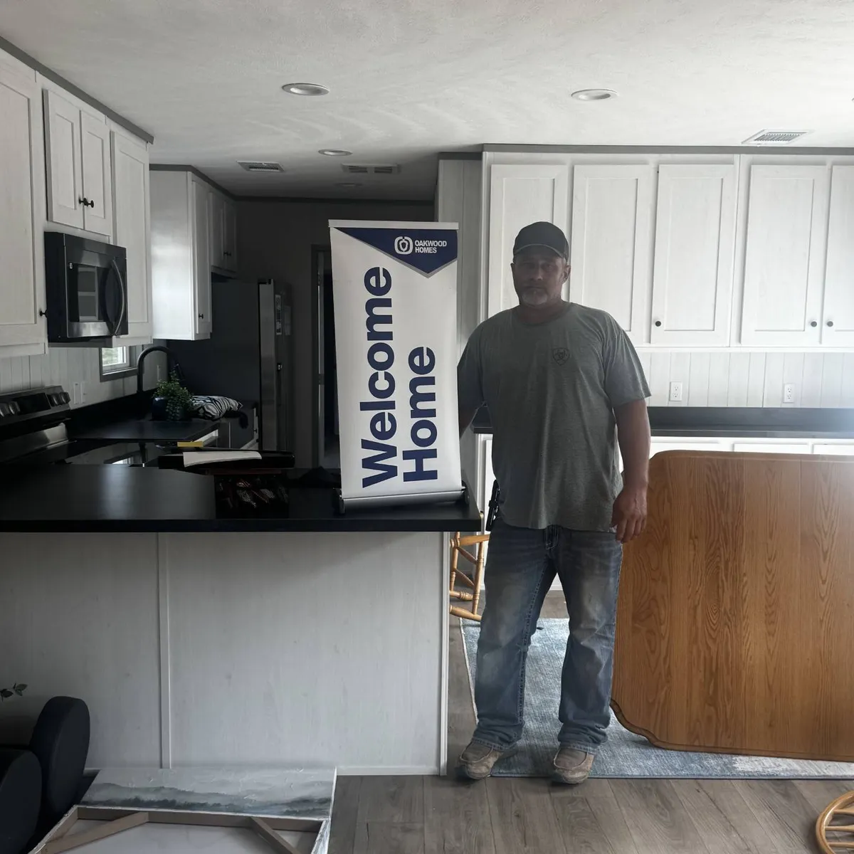 Justin A. welcome home image