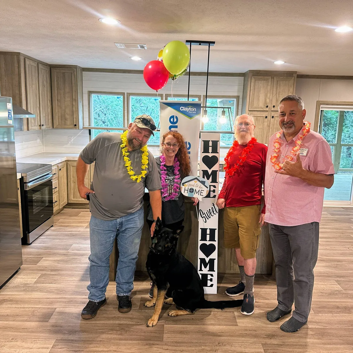Leslie and Benjamin R. welcome home image