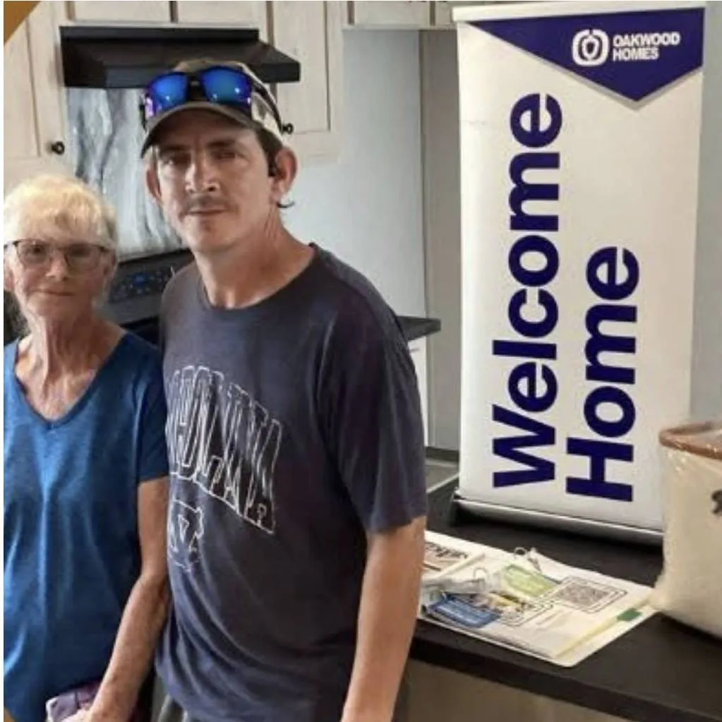 JOSHUA E. welcome home image