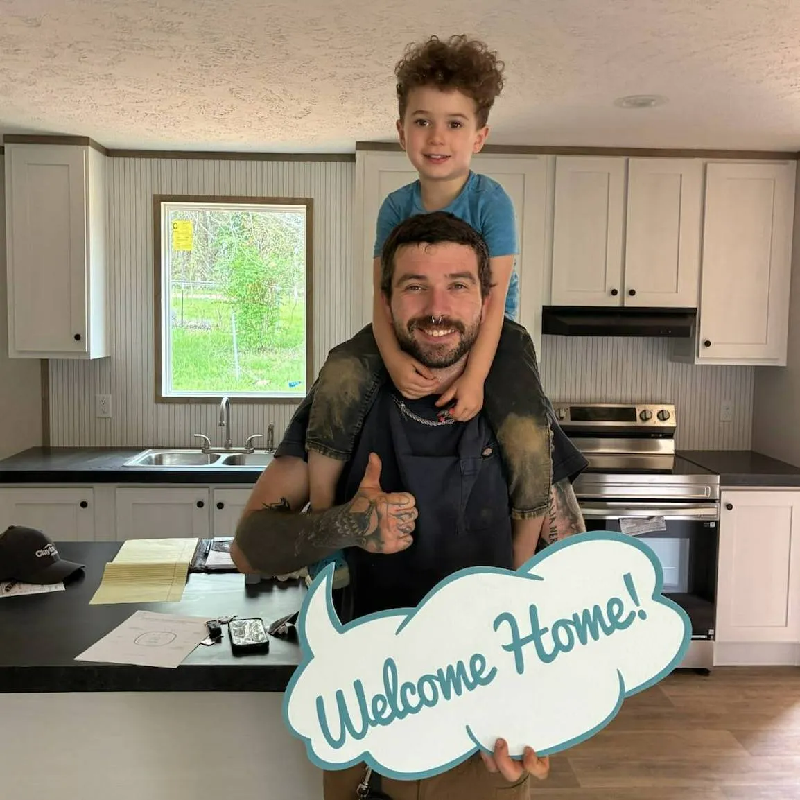 DAVID M. welcome home image