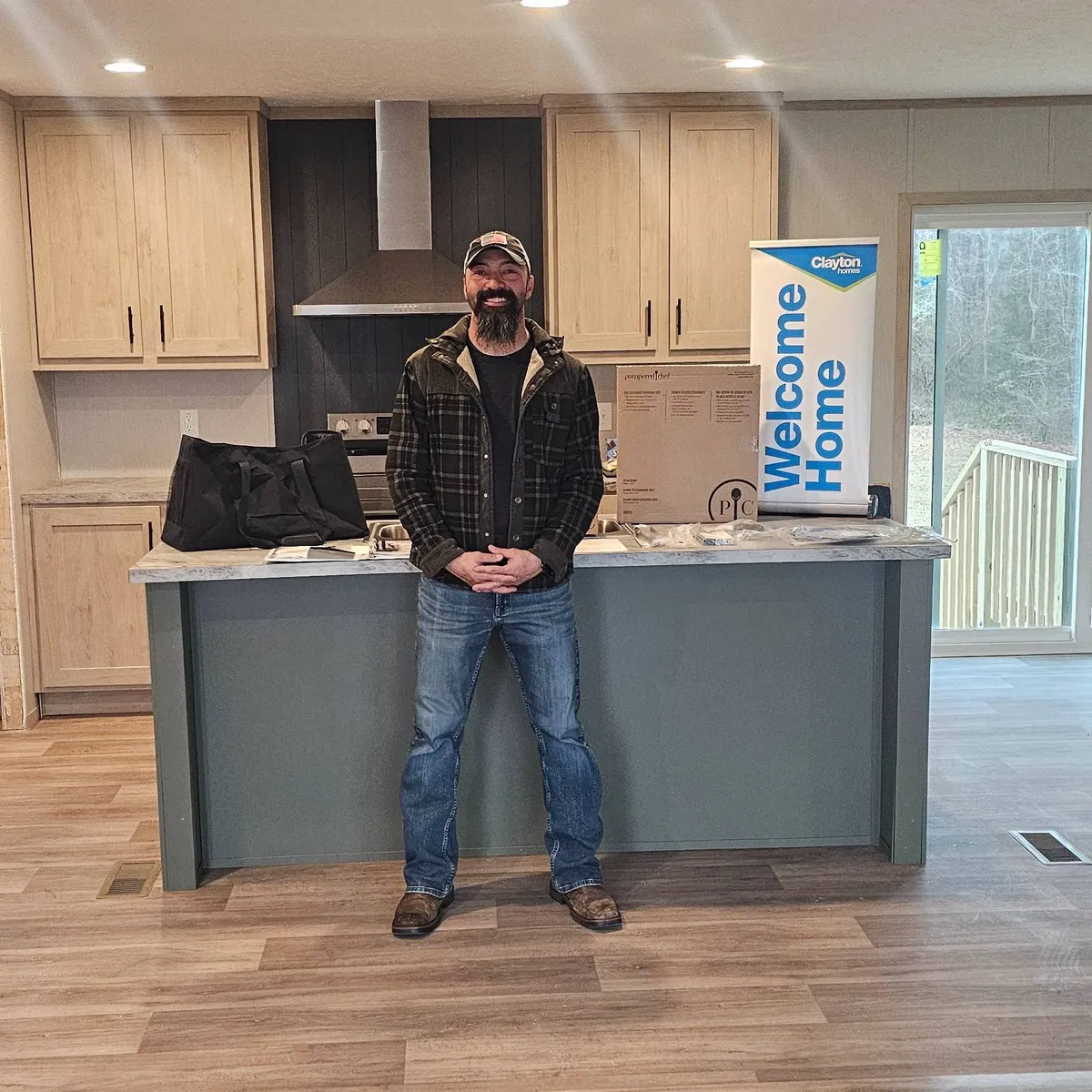 JAMES B. welcome home image