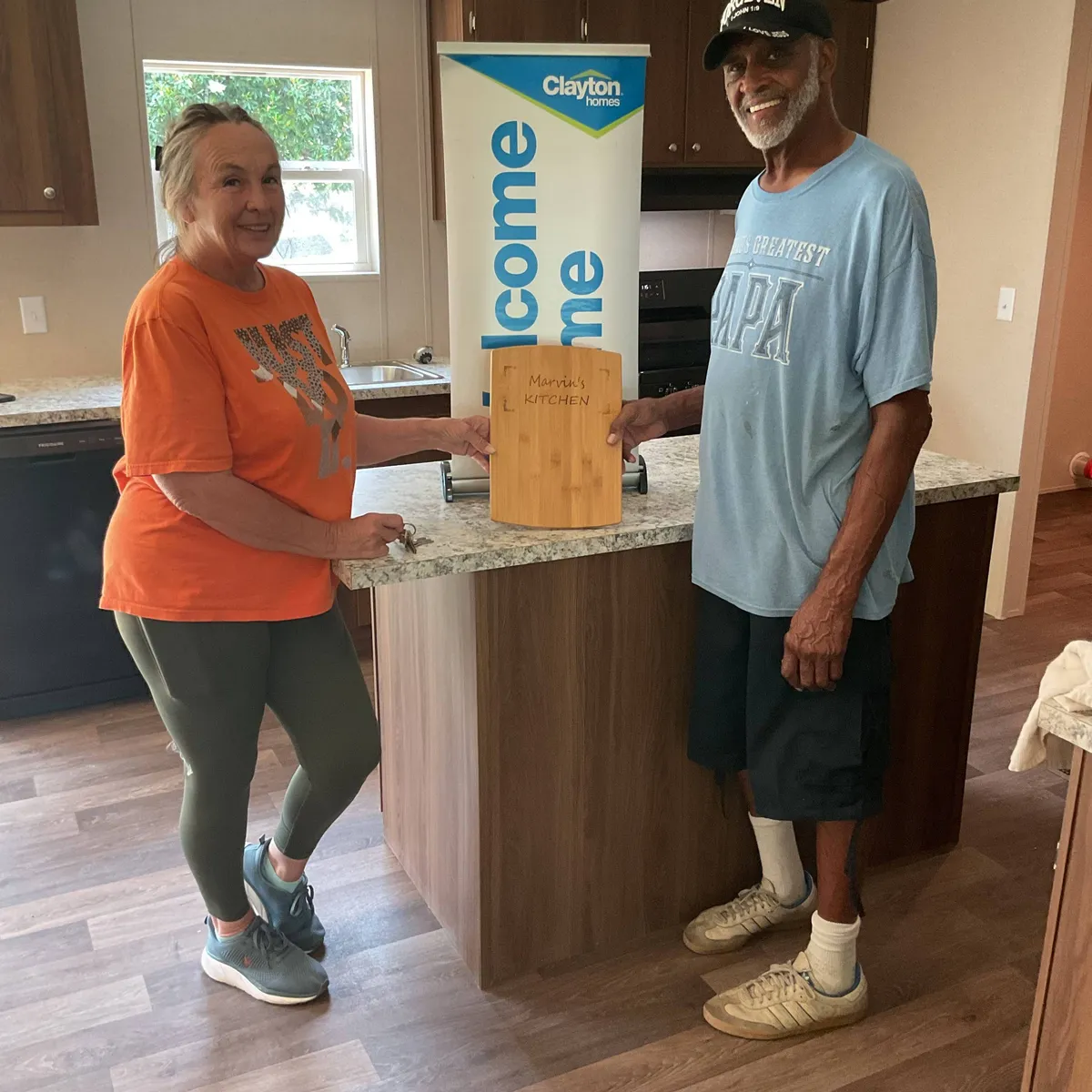 Marvin W. welcome home image