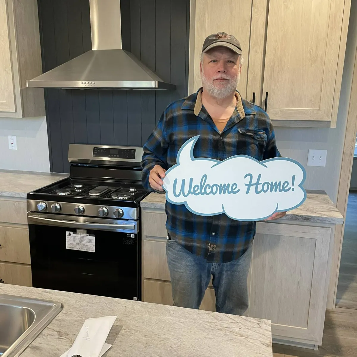 JOHN H. welcome home image