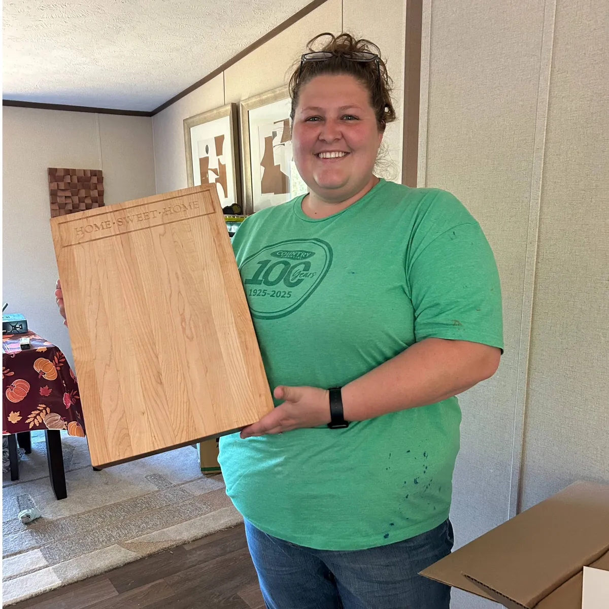 Johnny B. welcome home image