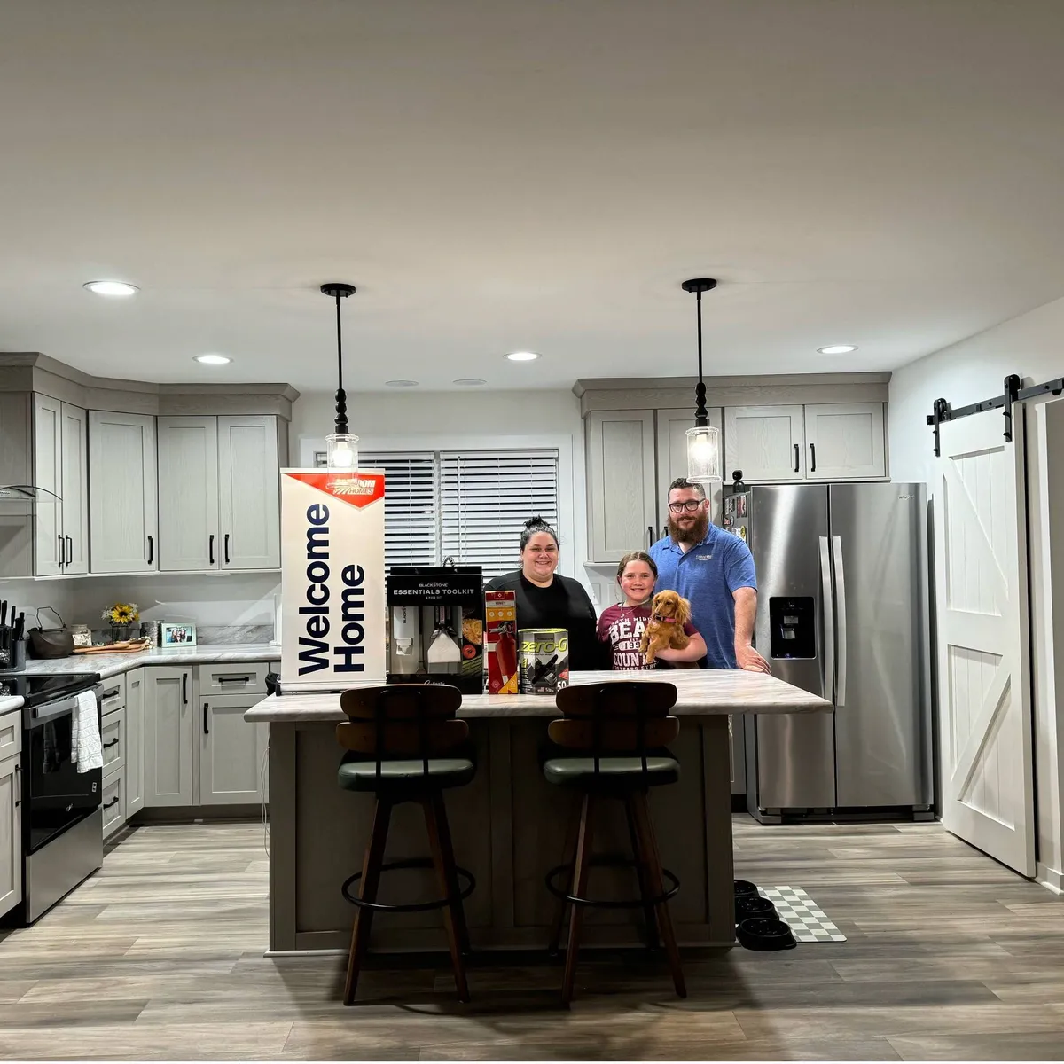 MICHAEL M. welcome home image