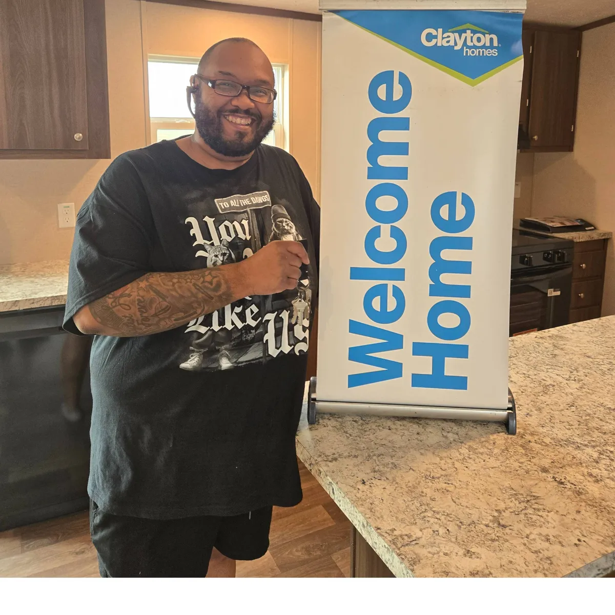 ADRIAN T. welcome home image