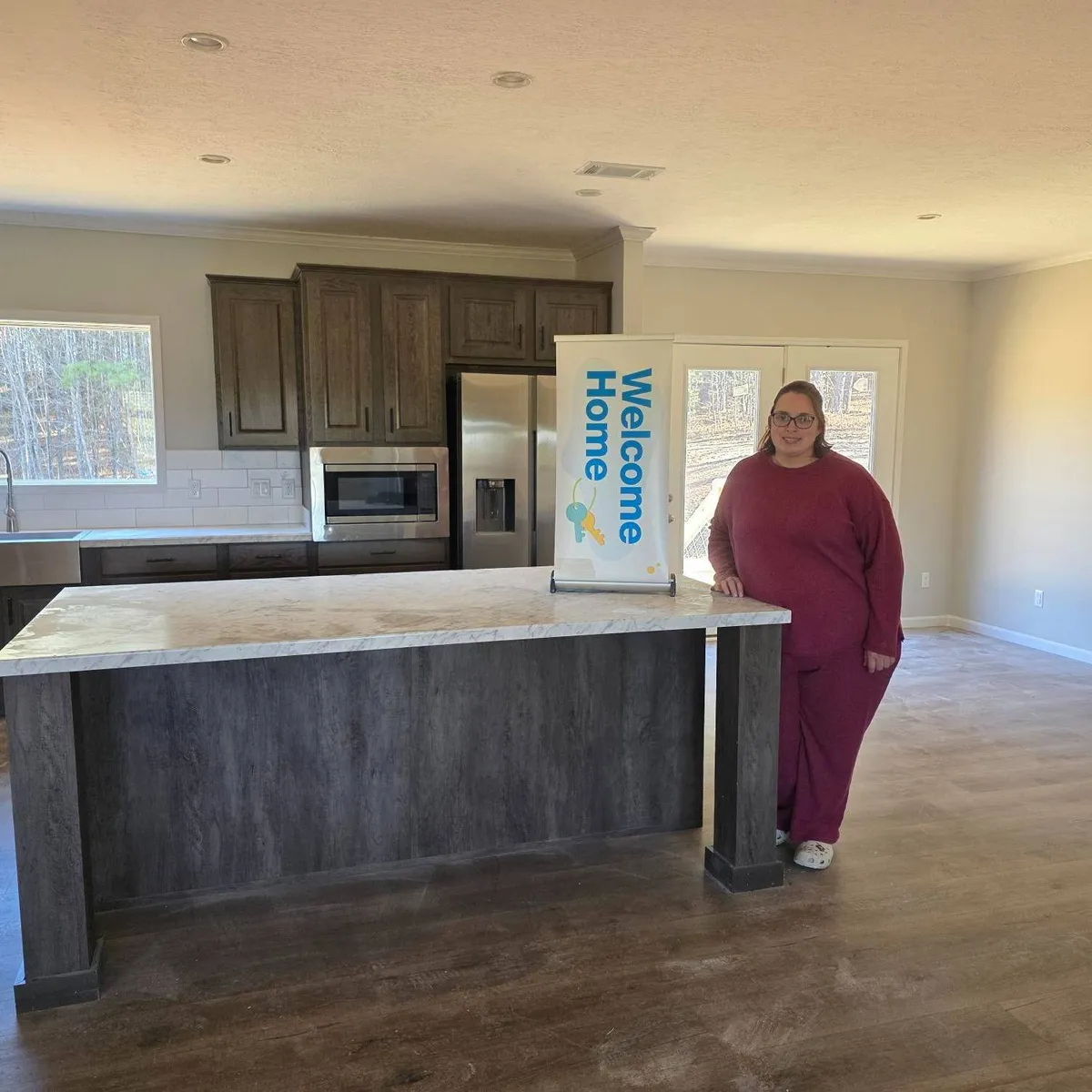 HEATHER A. welcome home image