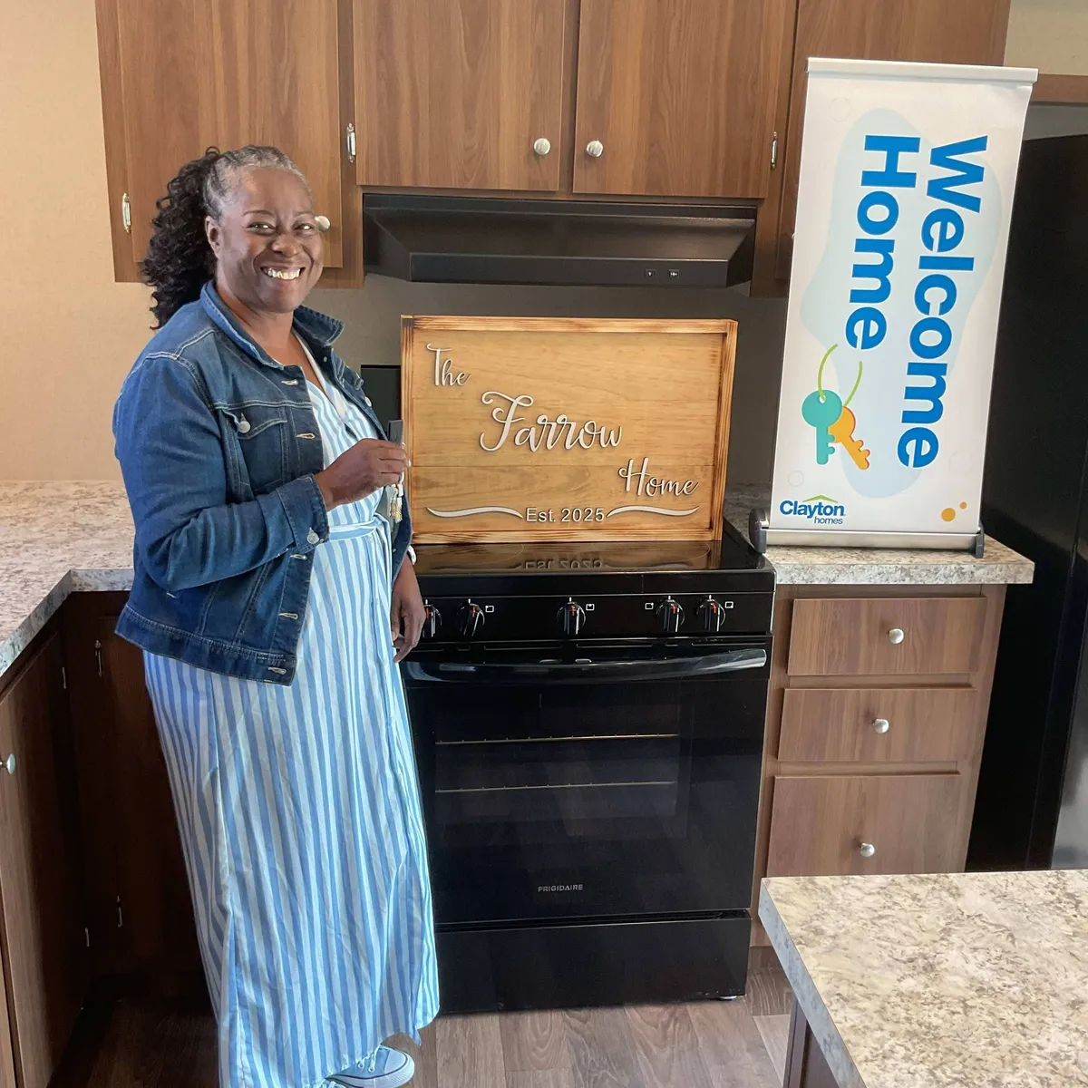 LINDA F. welcome home image