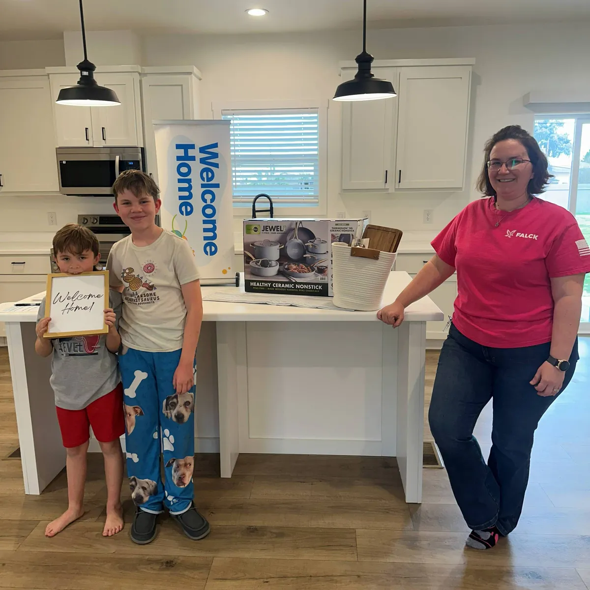 ANDREW M. welcome home image