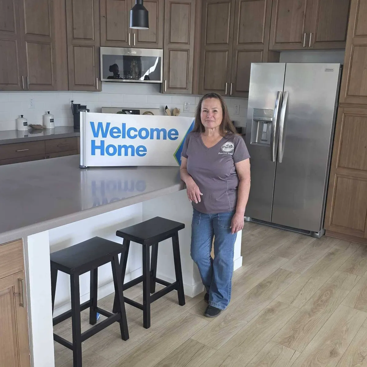 Pamela V. welcome home image