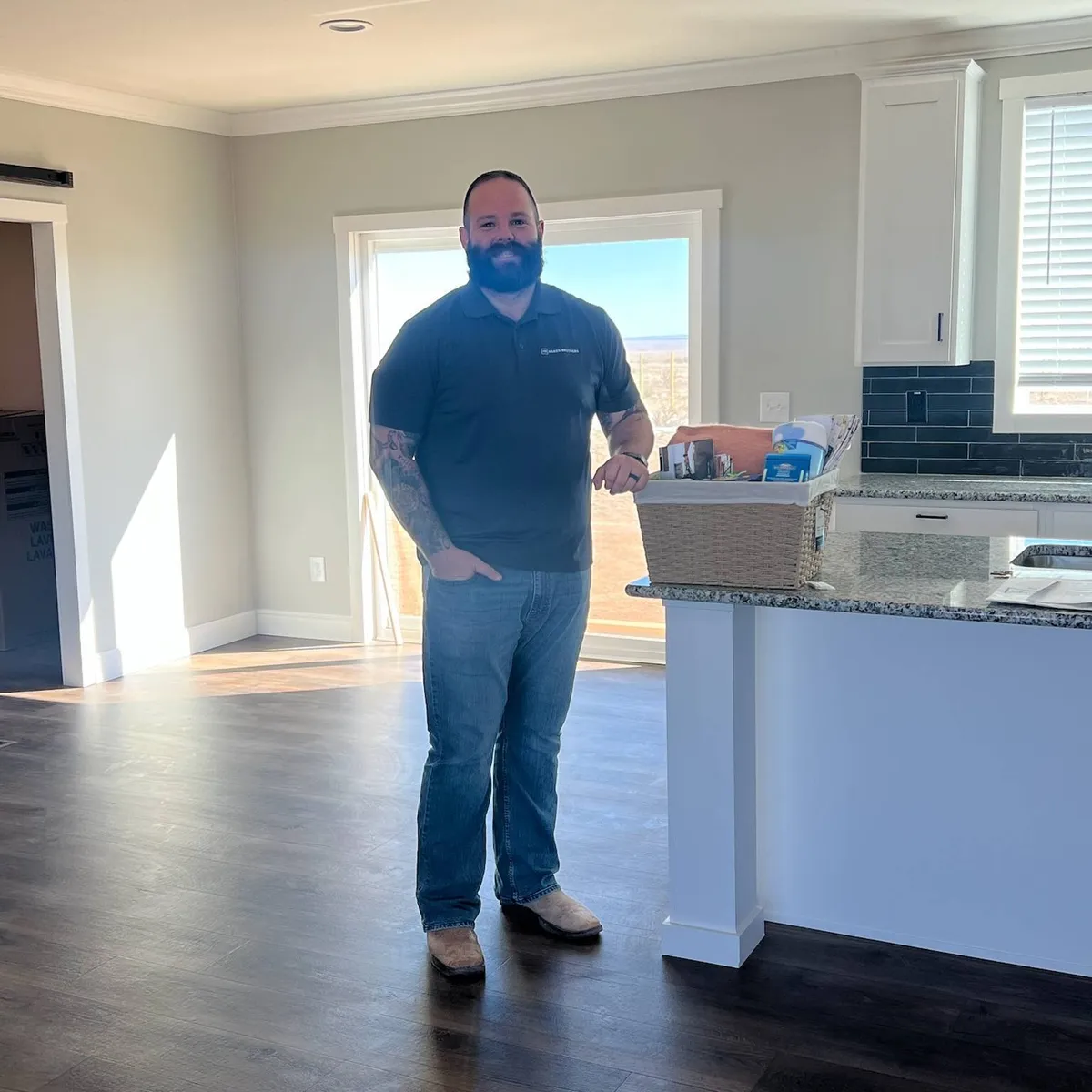 Brenden J. welcome home image