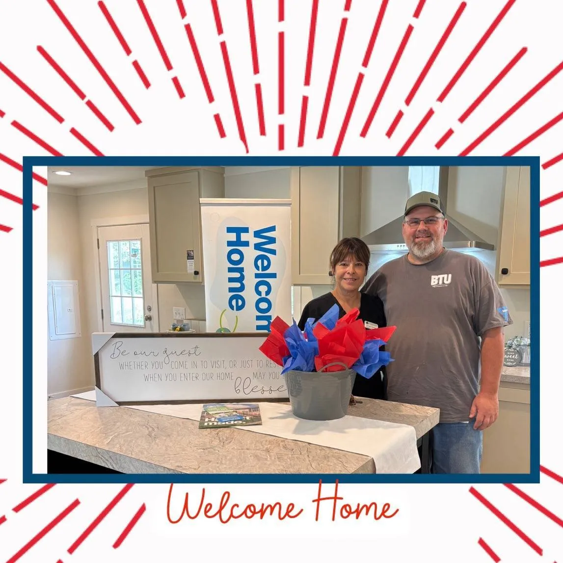 BRADLEY B. welcome home image