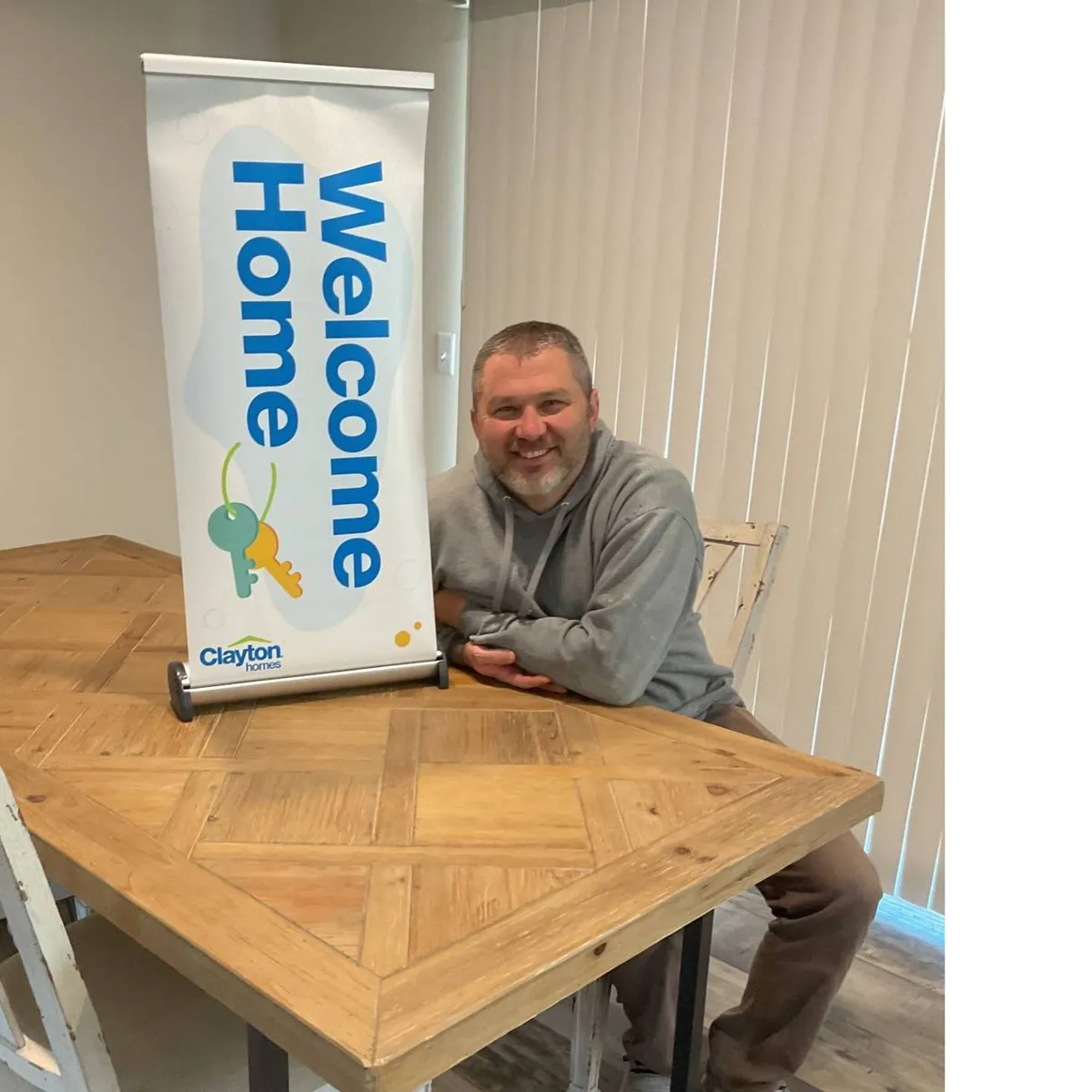 JUSTIN M. welcome home image
