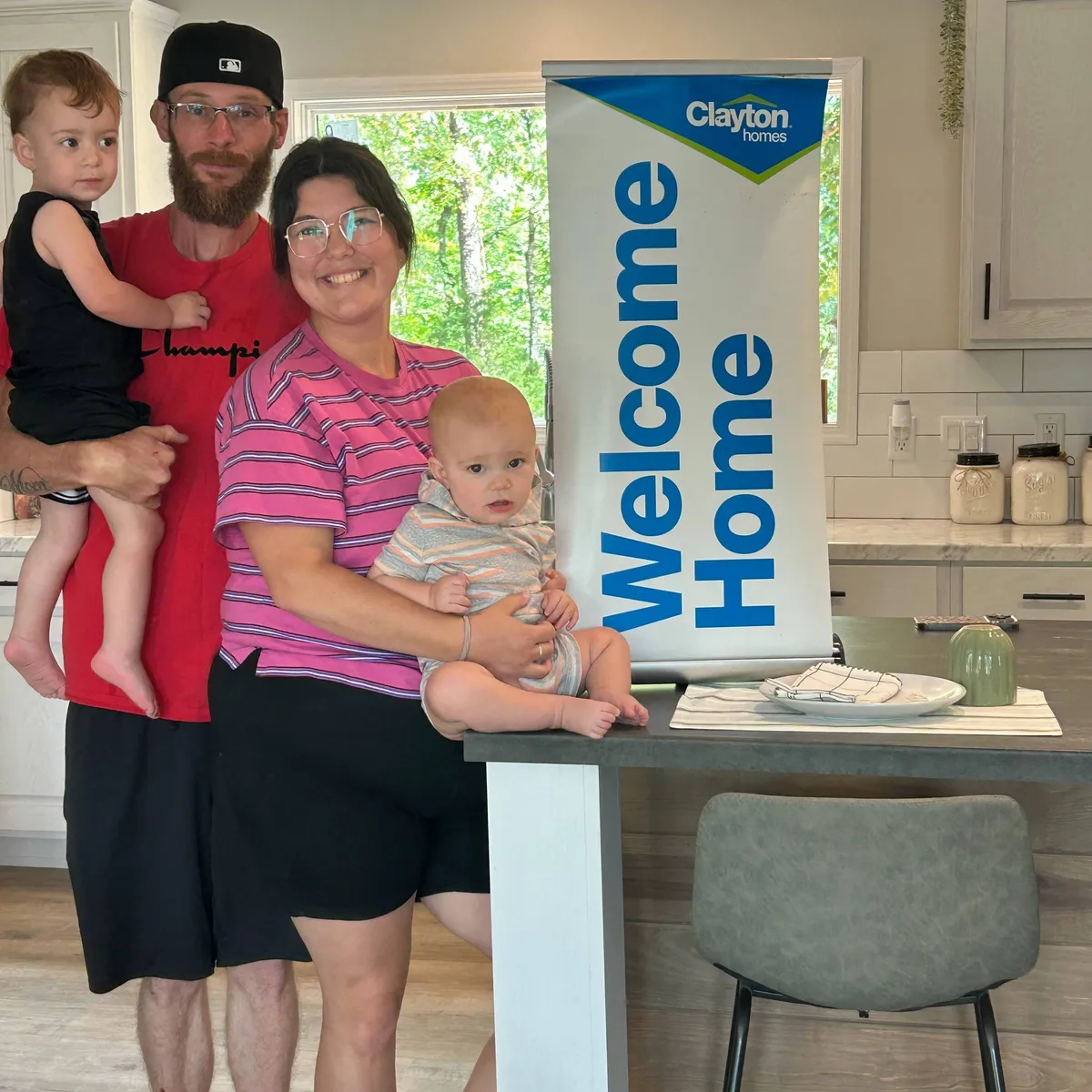 ALBIN B. welcome home image