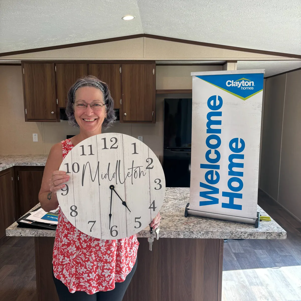 DAWNA M. welcome home image