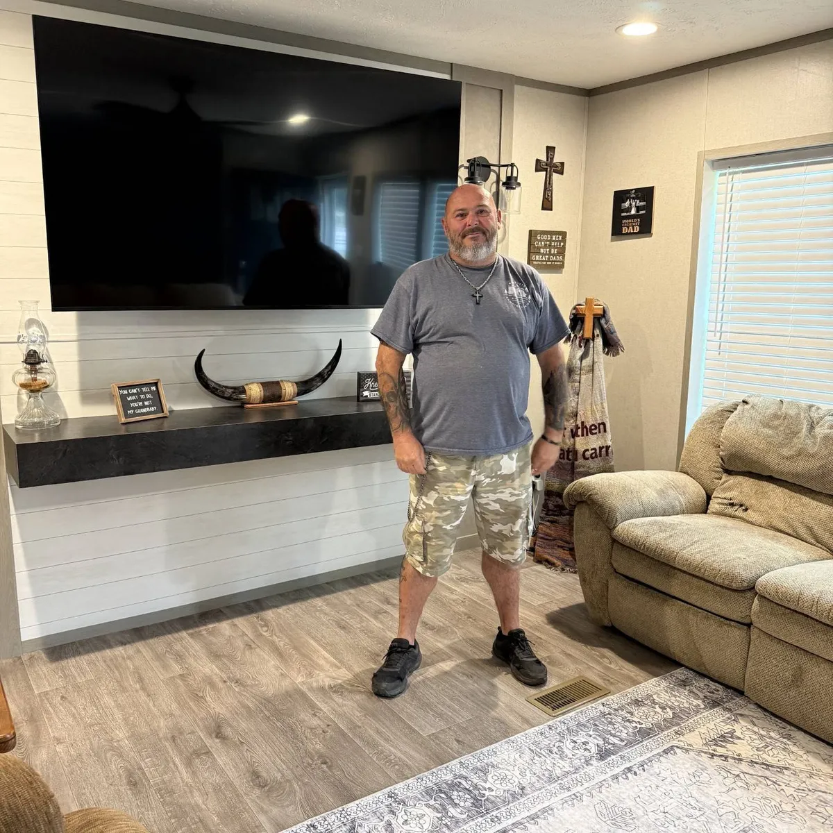 MICHAEL P. welcome home image