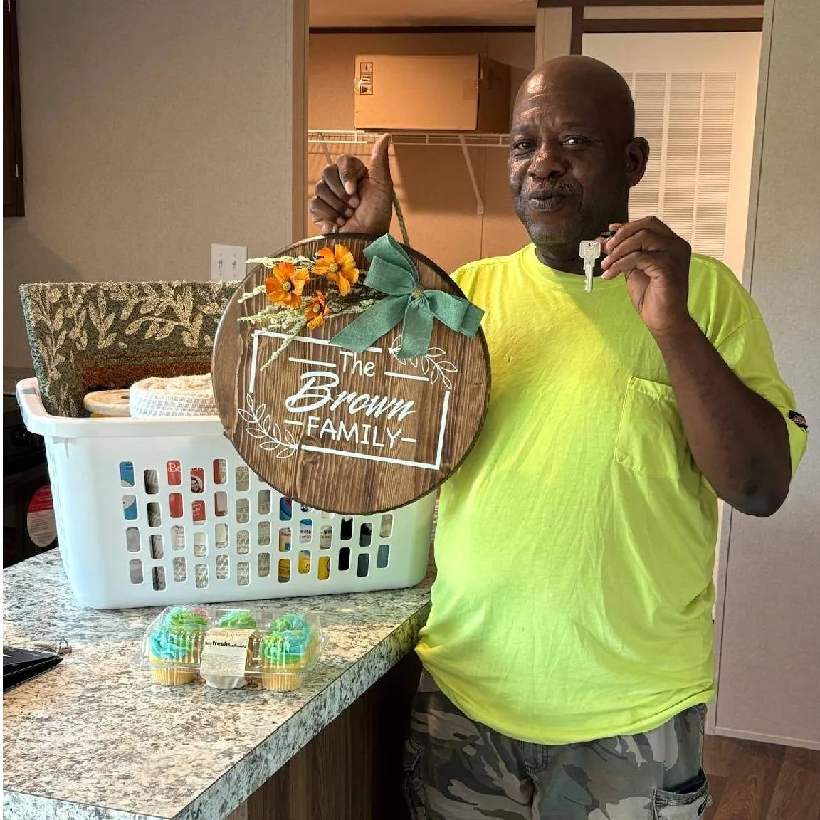 Andre B. welcome home image