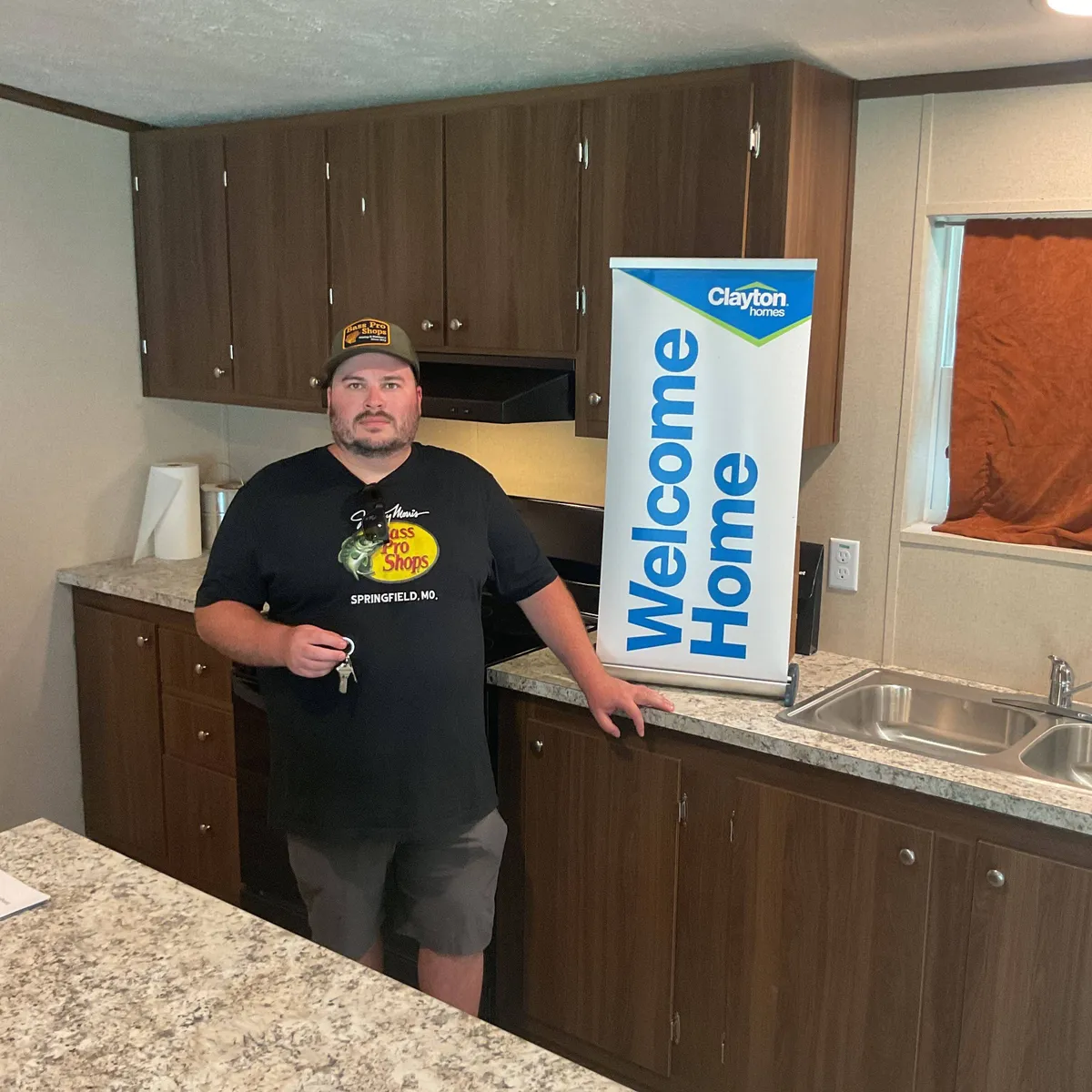 CHARLES E. welcome home image