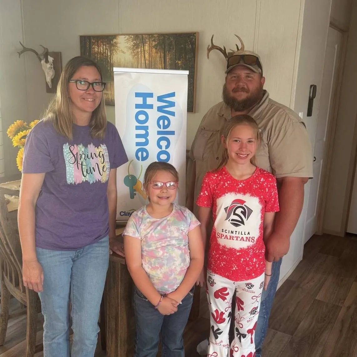 CHAD F. welcome home image