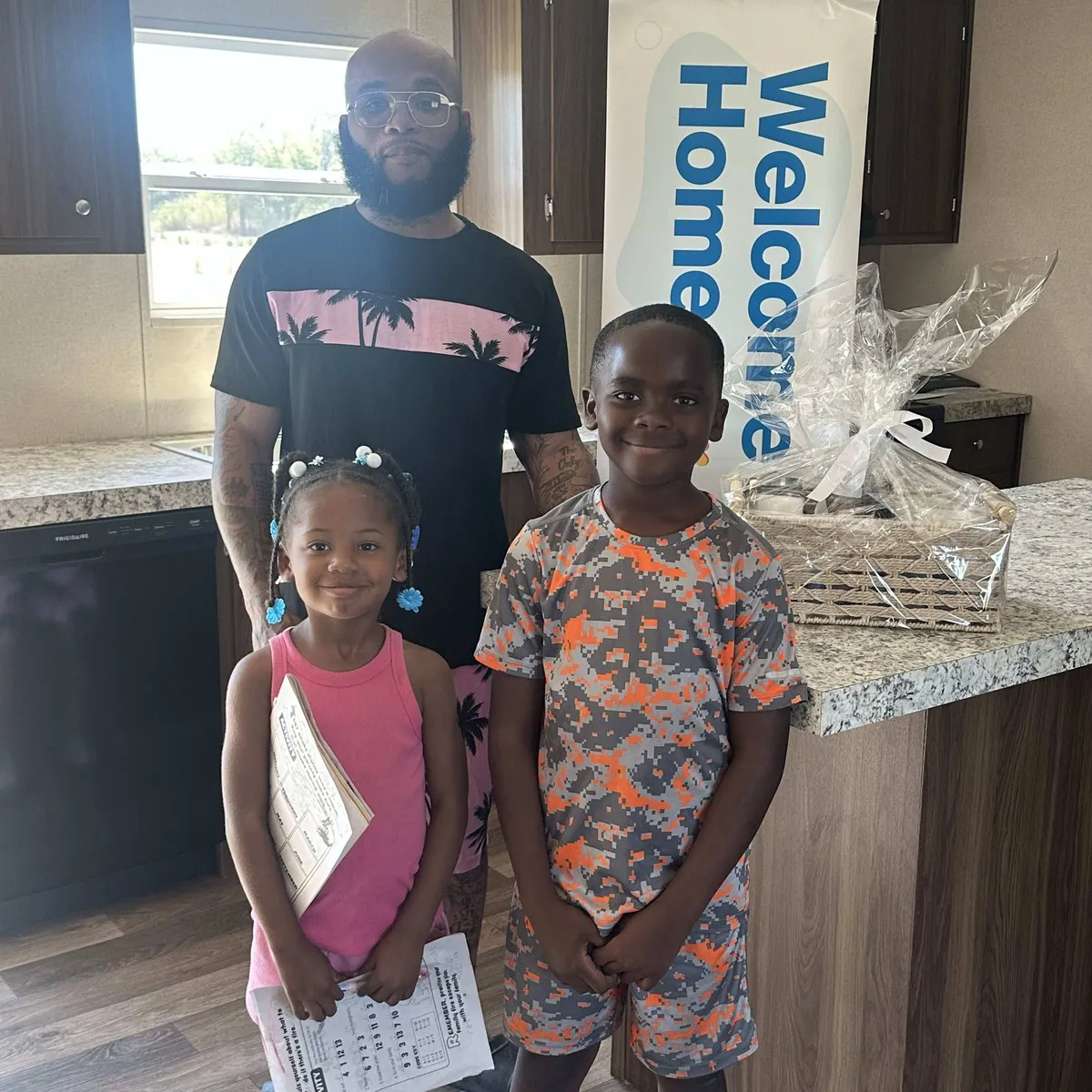 LOUIS A. welcome home image