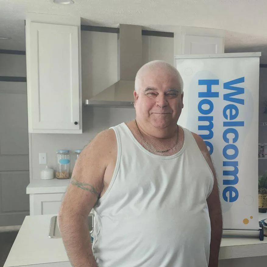 HAROLD L. welcome home image