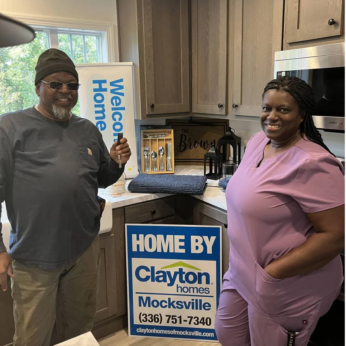 CHARLES B. welcome home image