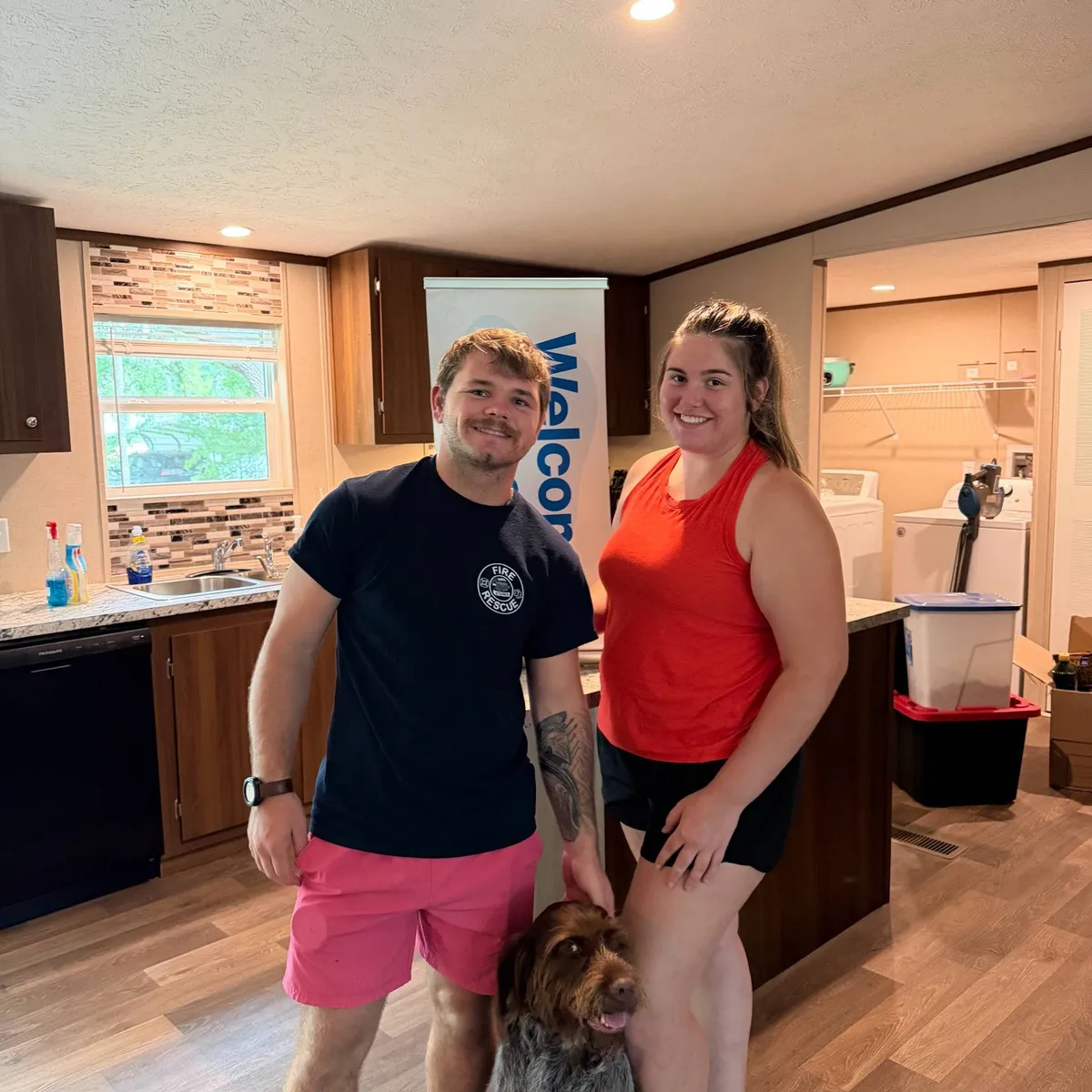 Logan W. welcome home image