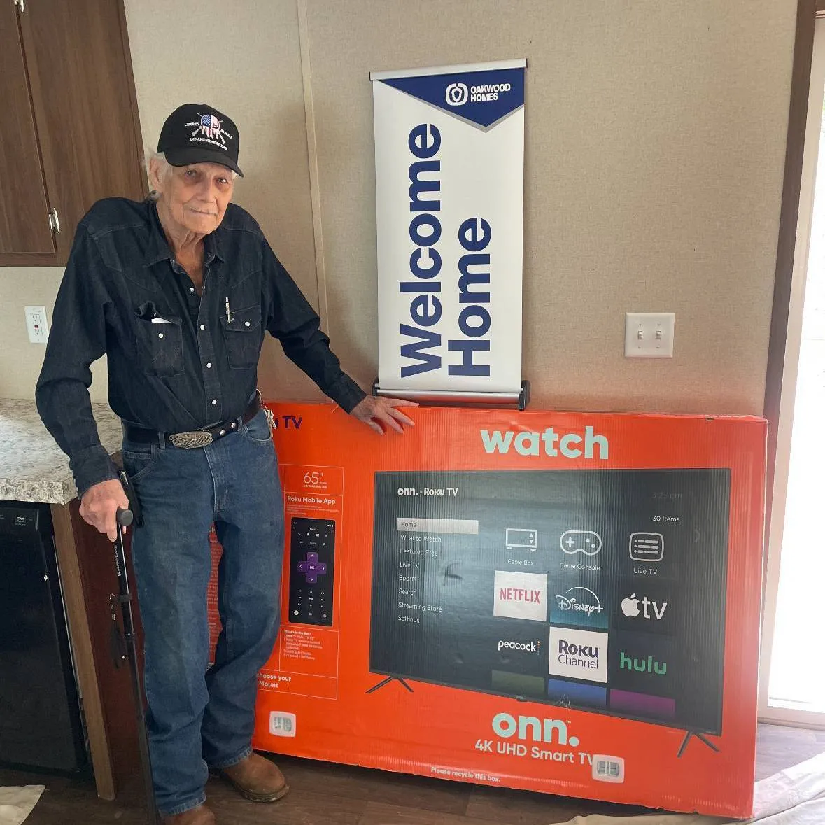 ROBERT R. welcome home image