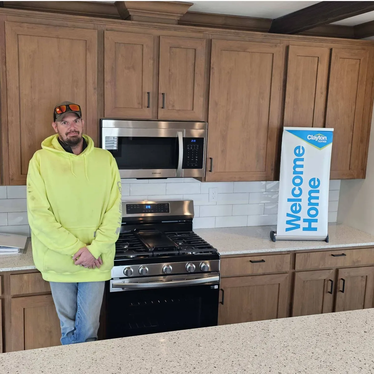 Robert E. welcome home image