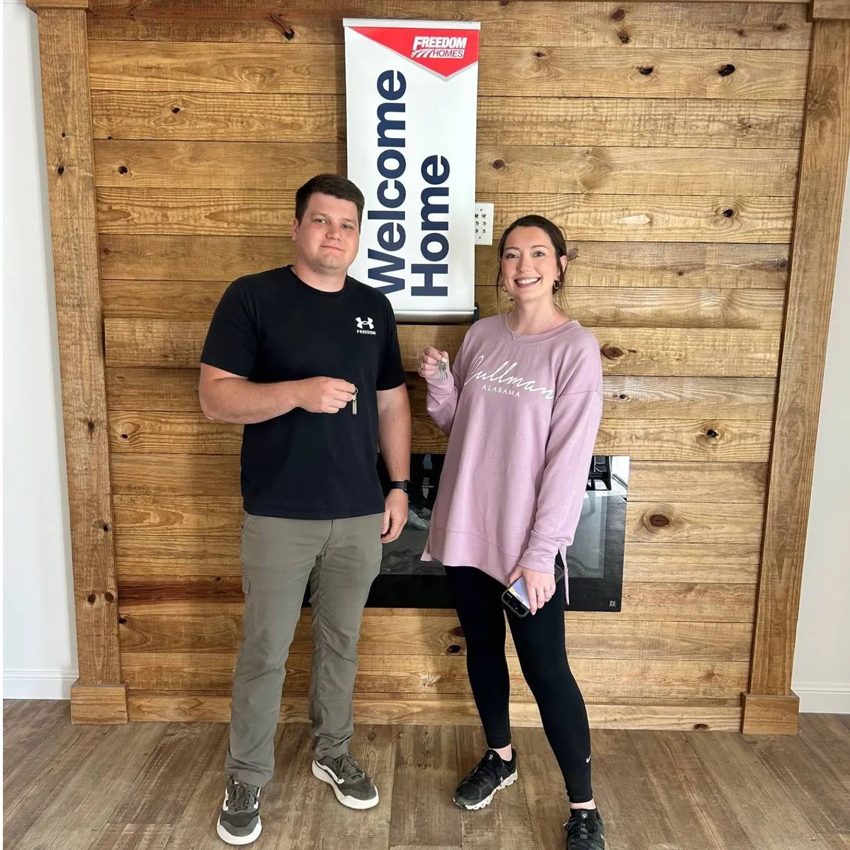 CALEB L. welcome home image