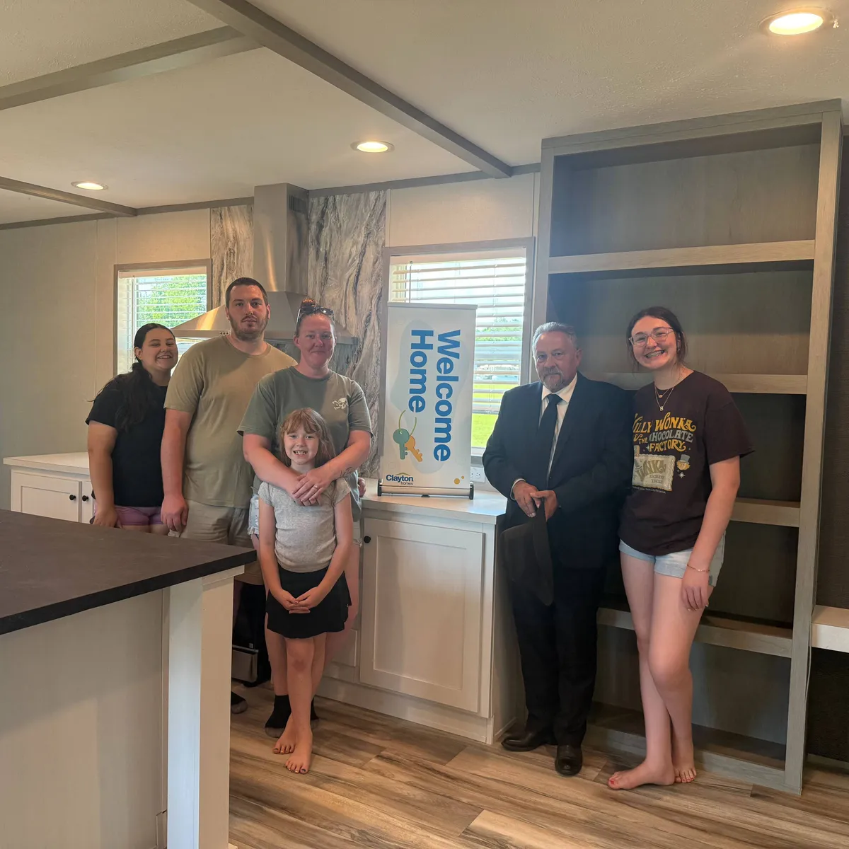 LEWIS O. welcome home image
