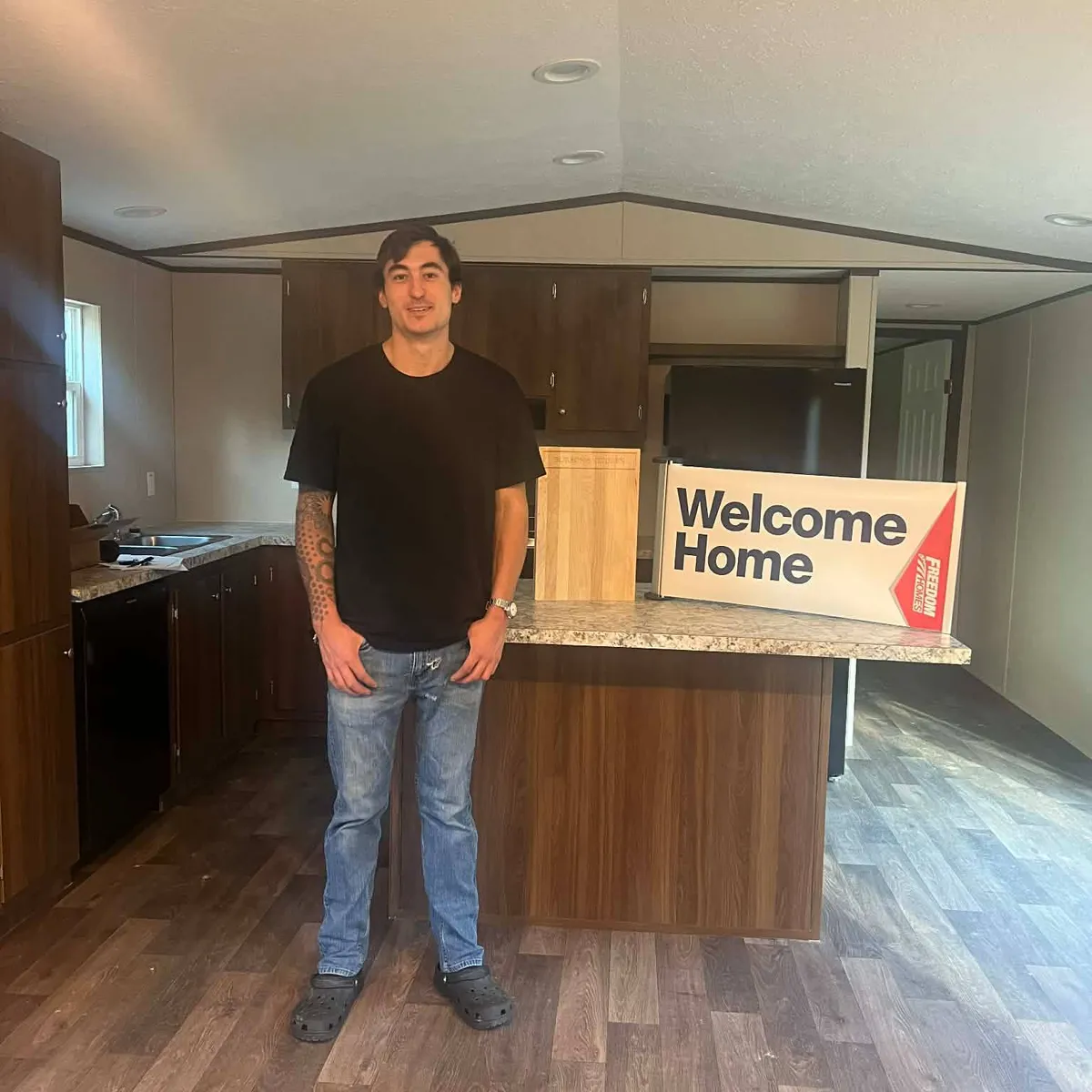 ALFRED B. welcome home image